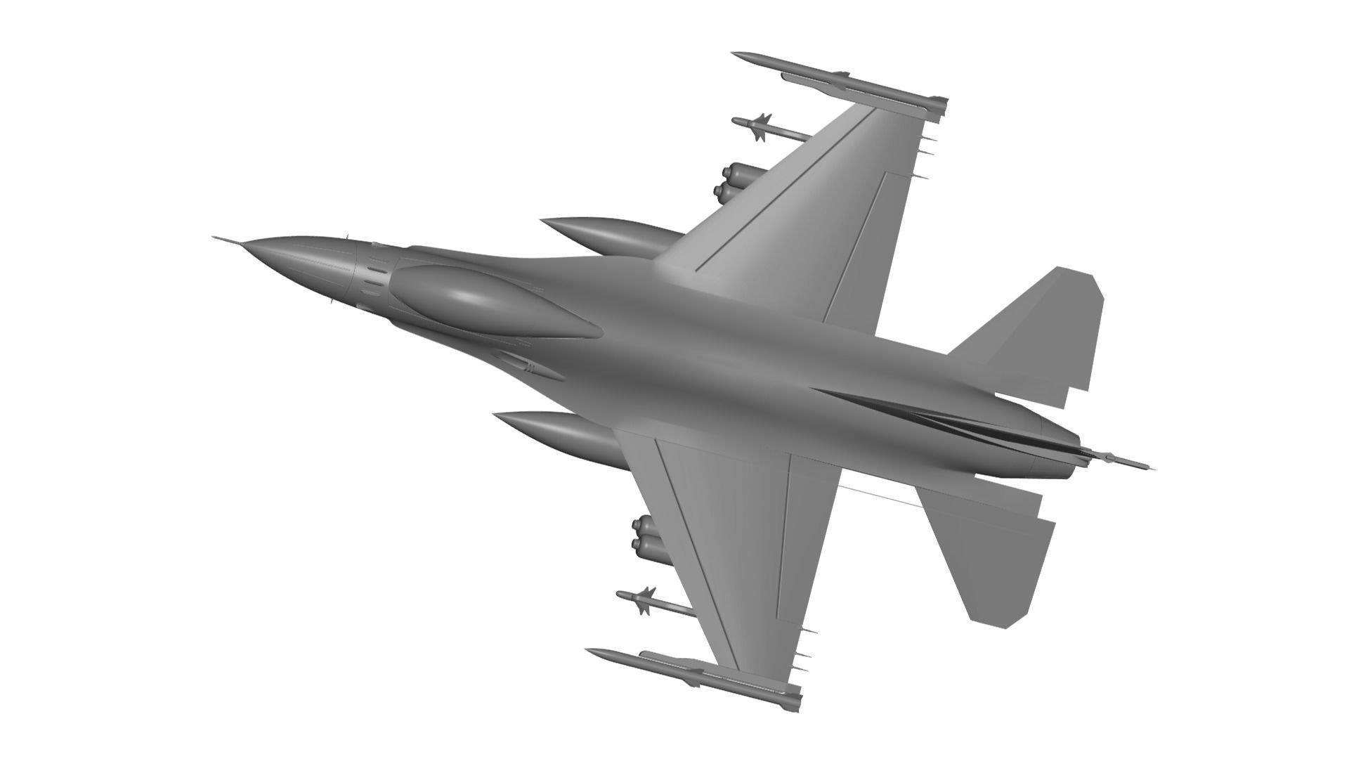 F-16 Fighting Falcon 3D model_1