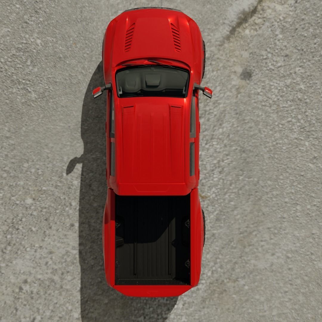 2022 Nissan Navara VL 4x4 Low-poly 3D model_5