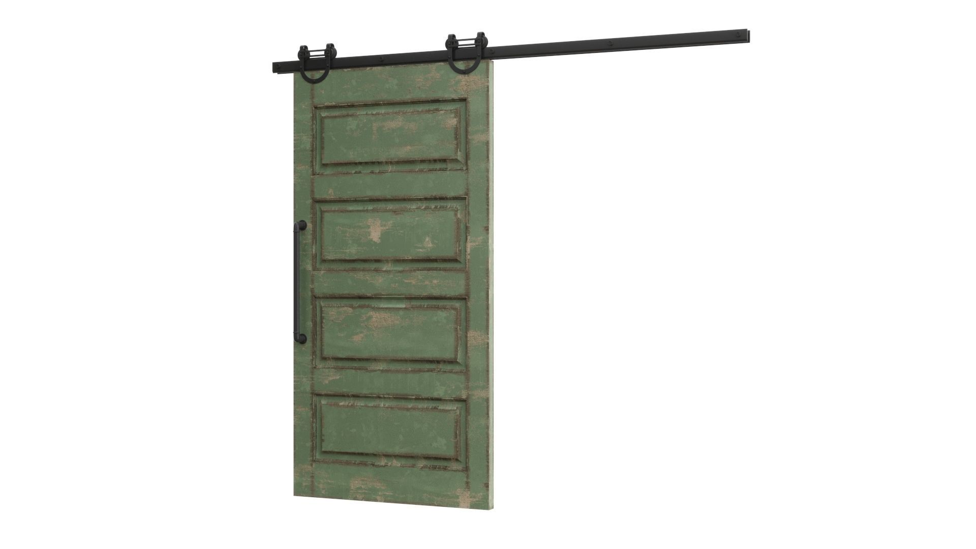Doors Brothers Barn door 3 3D model_3