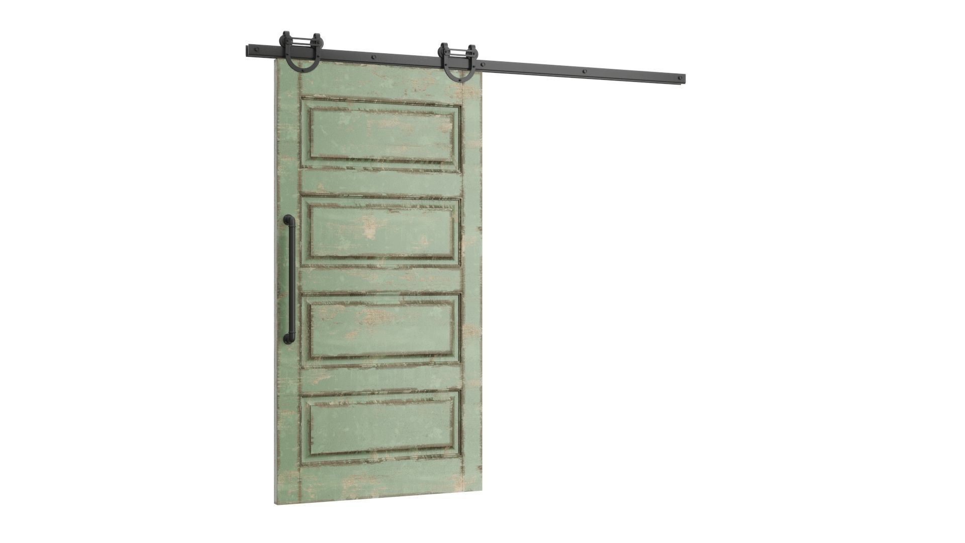 Doors Brothers Barn door 3 3D model_2