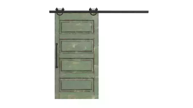 Doors Brothers Barn door 3 3D model Doors Brothers Barn door 3 3D model