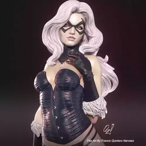 Blackcat Bust Special version  3D print model