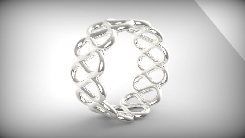 Eternity Ring 3D print model_3