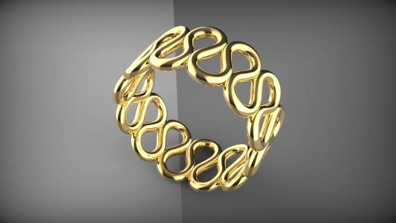 Eternity Ring 3D print model_2