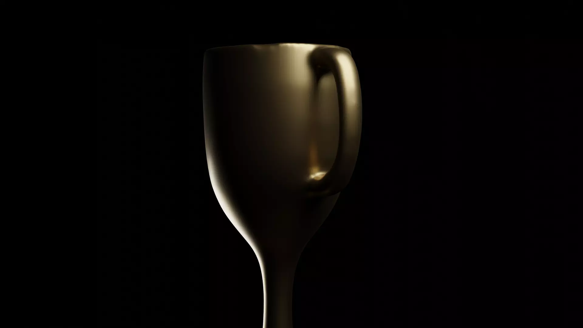 Trophie 1 golden trophy cup Free 3D model