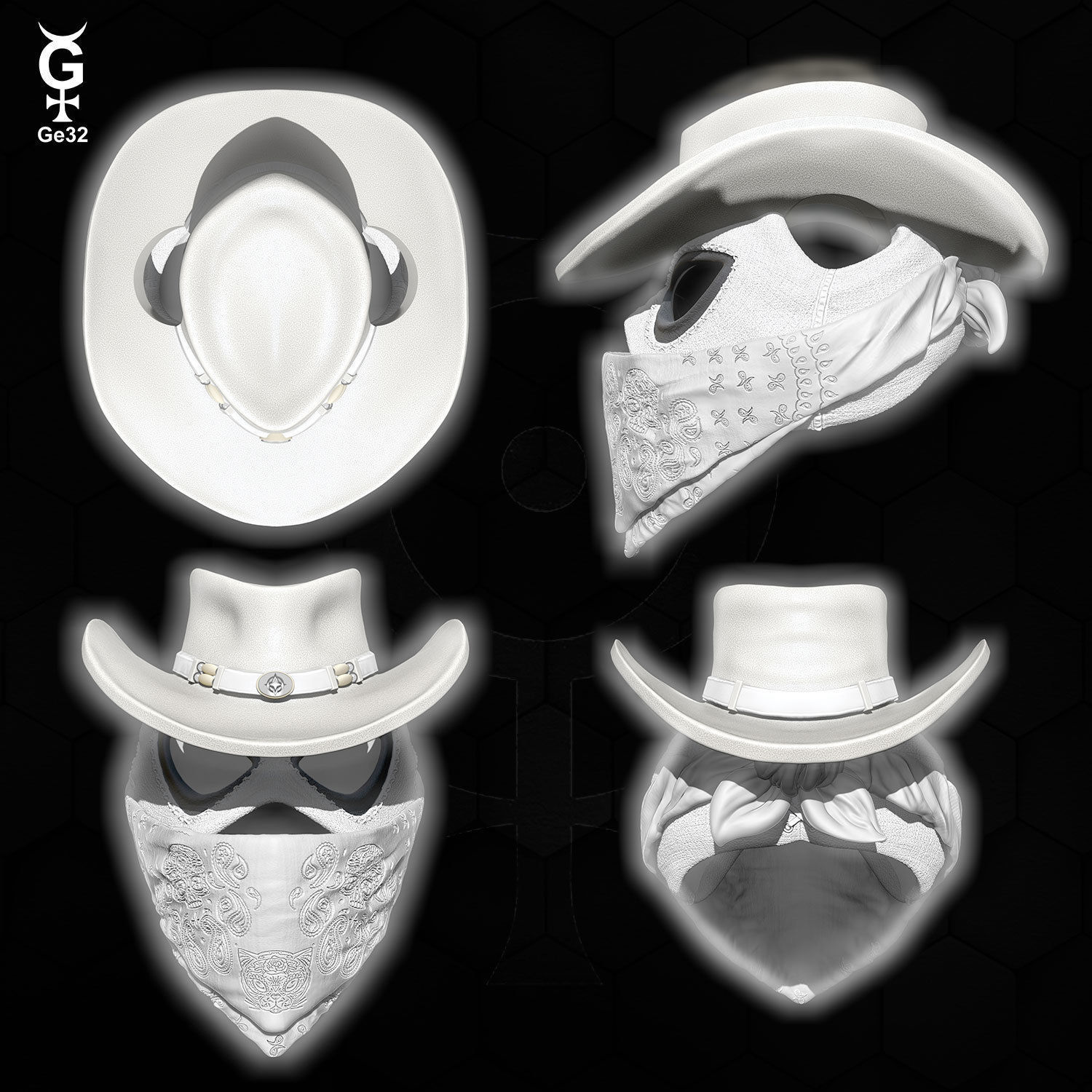 PHANTOM RIDER CAT - HELMET 3D print model_2