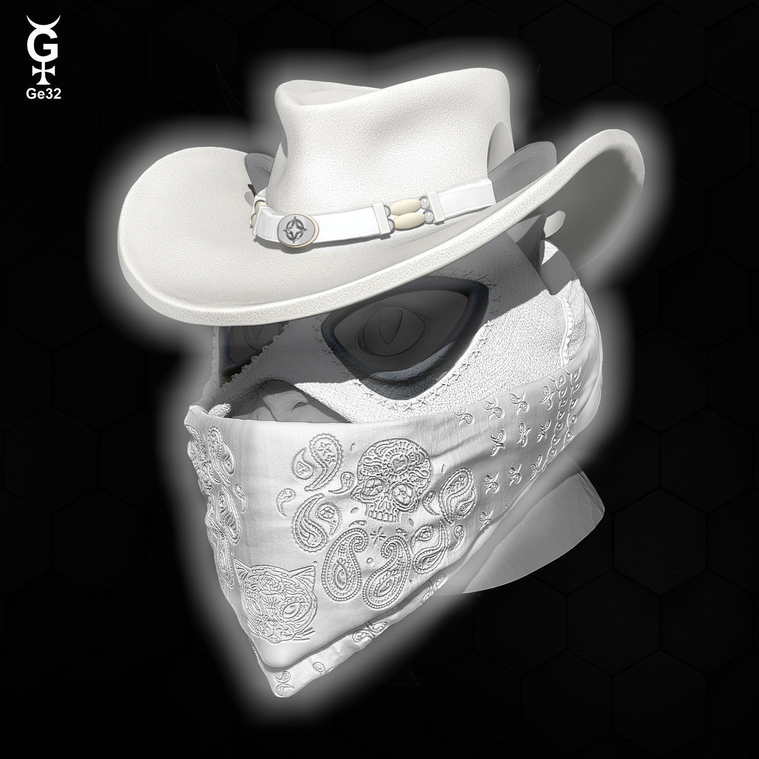 PHANTOM RIDER CAT - HELMET 3D print model_5