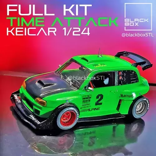 Time Attack Keicar FULL MODELKIT 1-24 3D print model