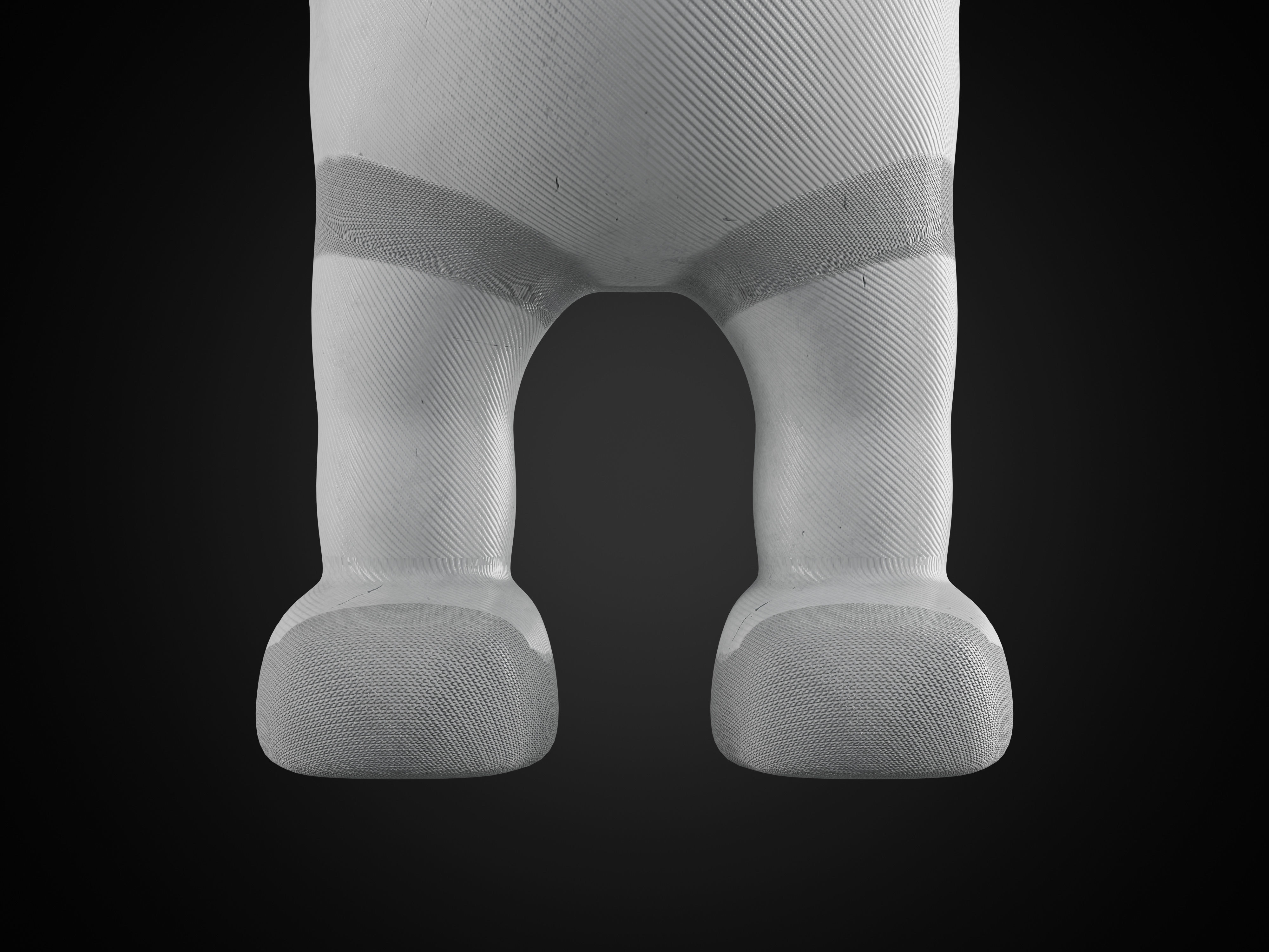 Characters SPACE SUIT for General Decoration Minimal Style 3D model_10