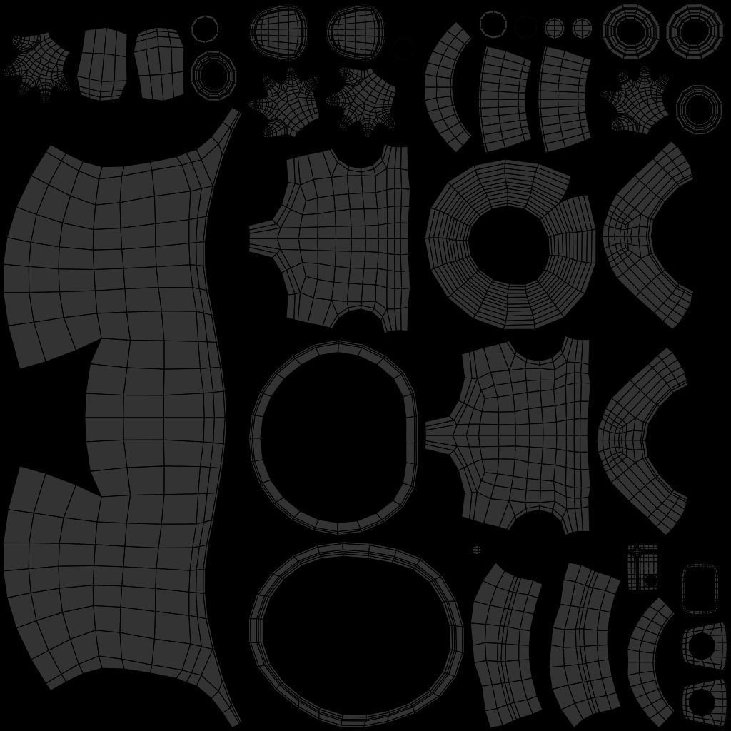 Characters SPACE SUIT for General Decoration Minimal Style 3D model_16