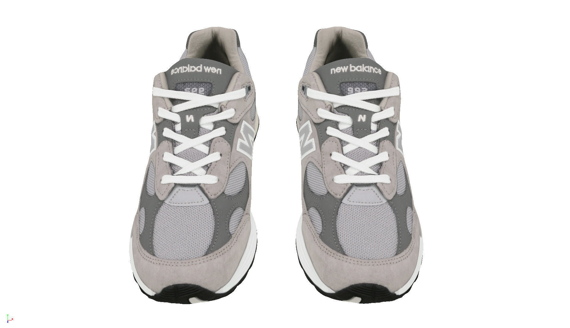 New Balance 992 Grey 3D model_5