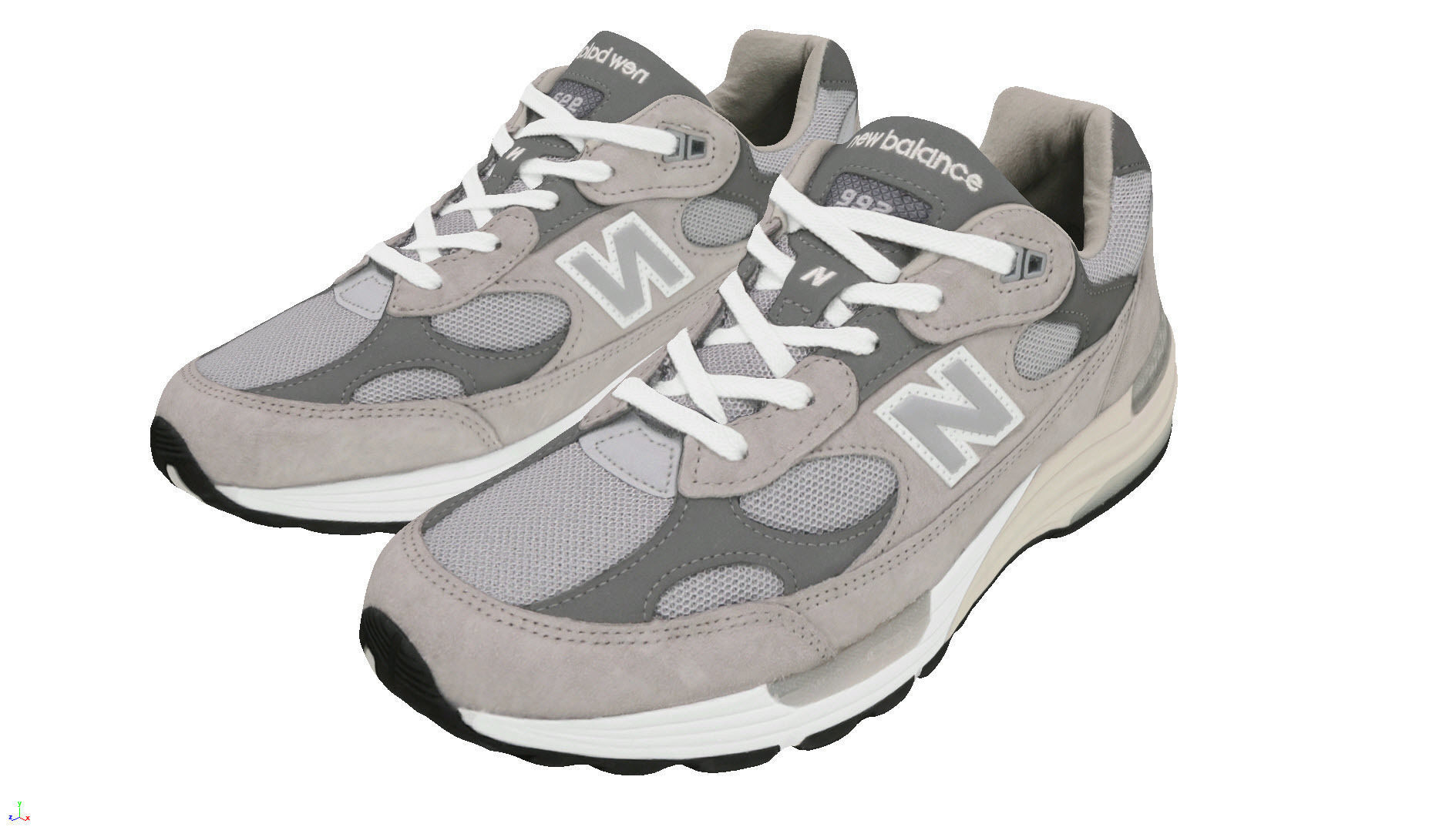 New Balance 992 Grey 3D model_13