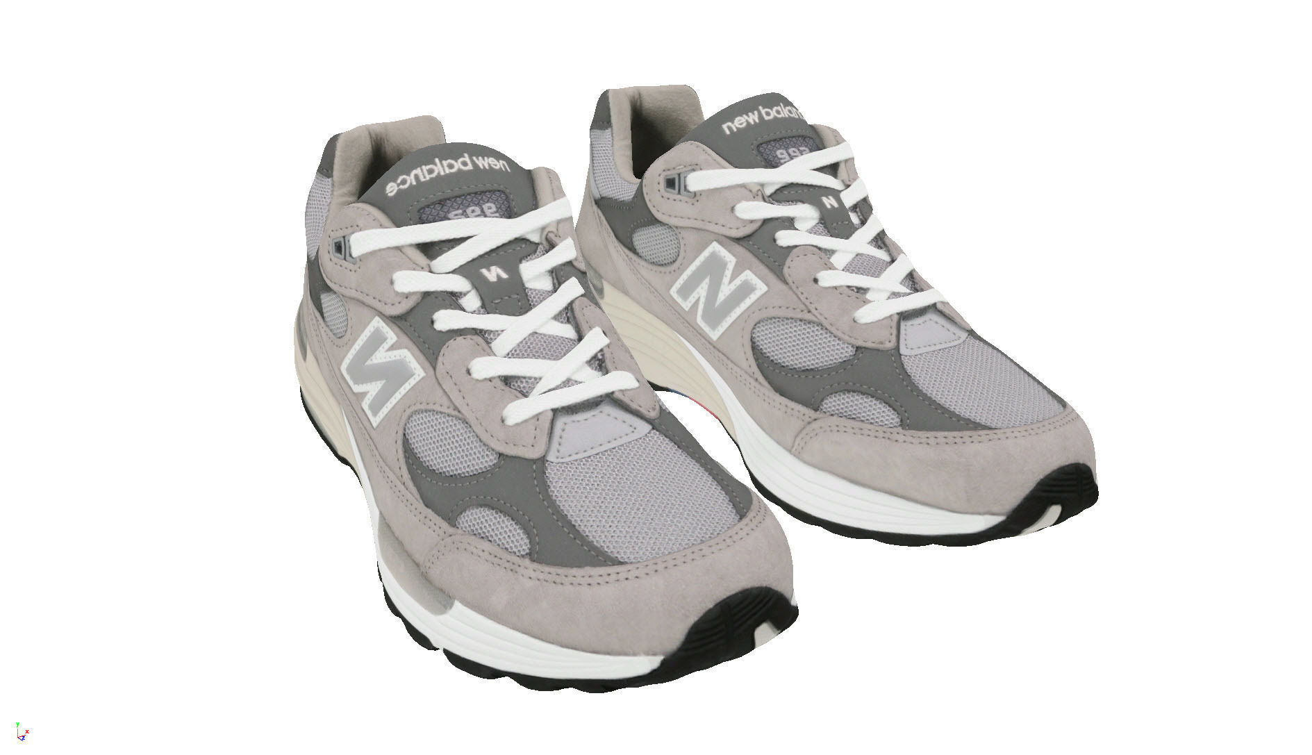 New Balance 992 Grey 3D model_6