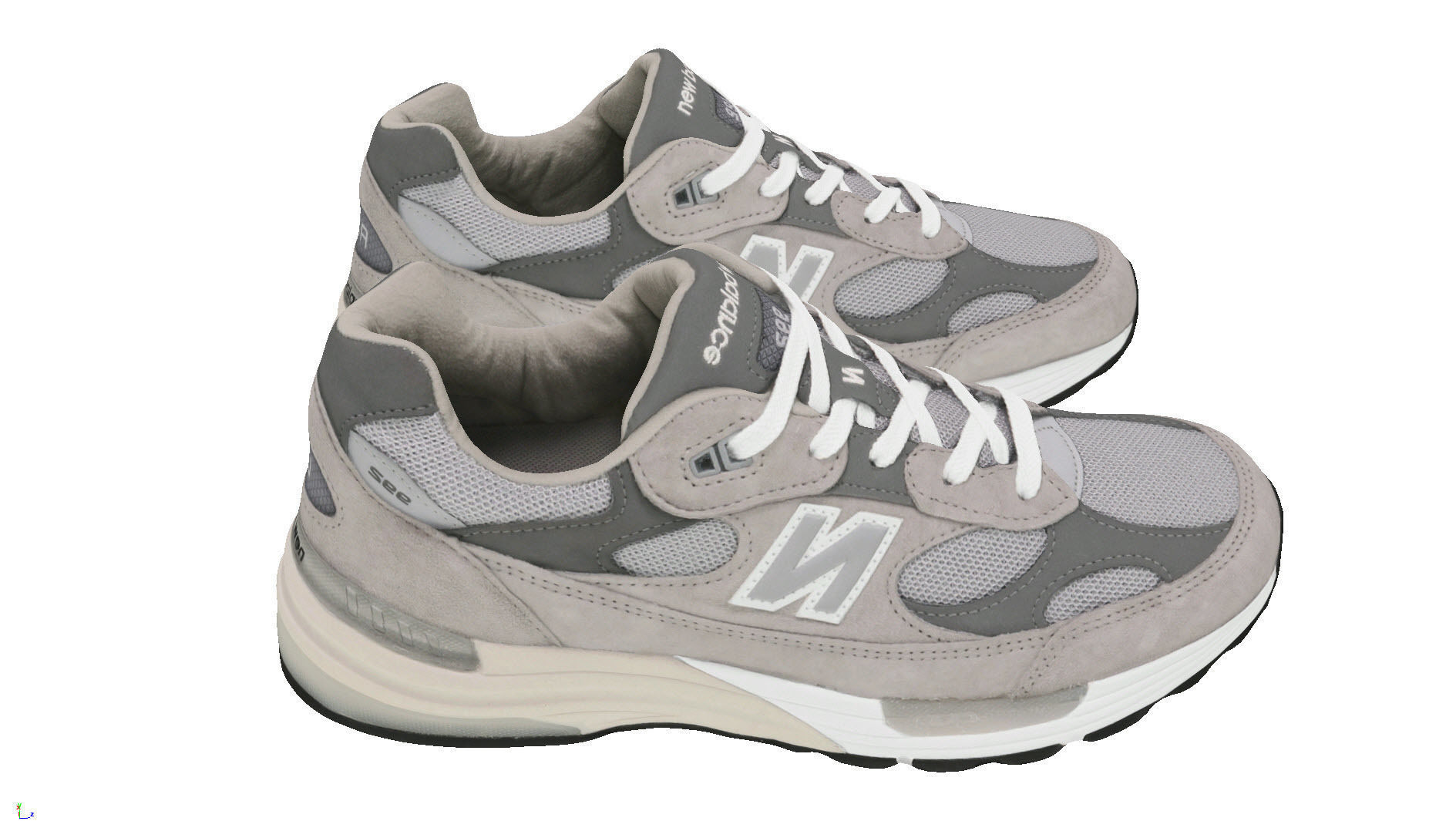 New Balance 992 Grey 3D model_8