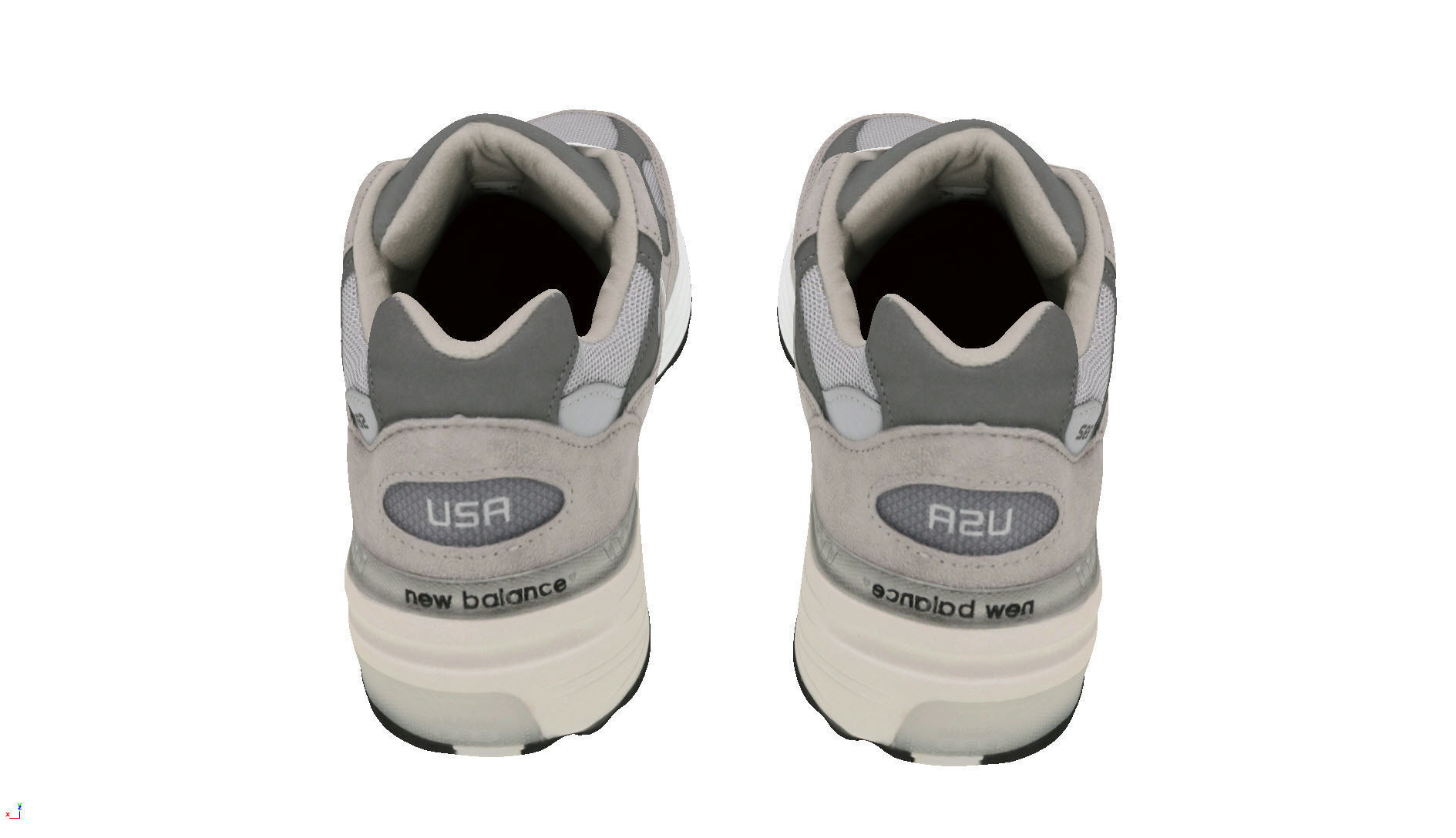 New Balance 992 Grey 3D model_10