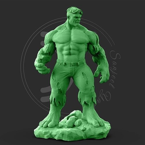 Hulk miniature 3D print model