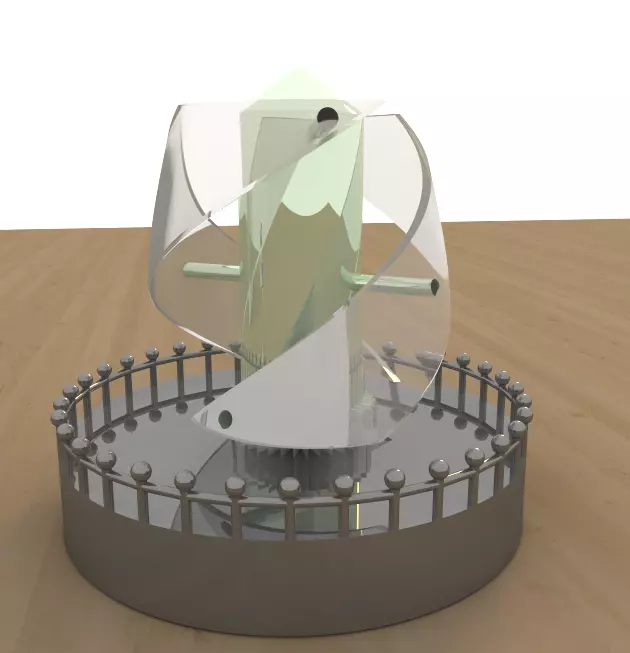 wind power station1 Free 3D print model_0