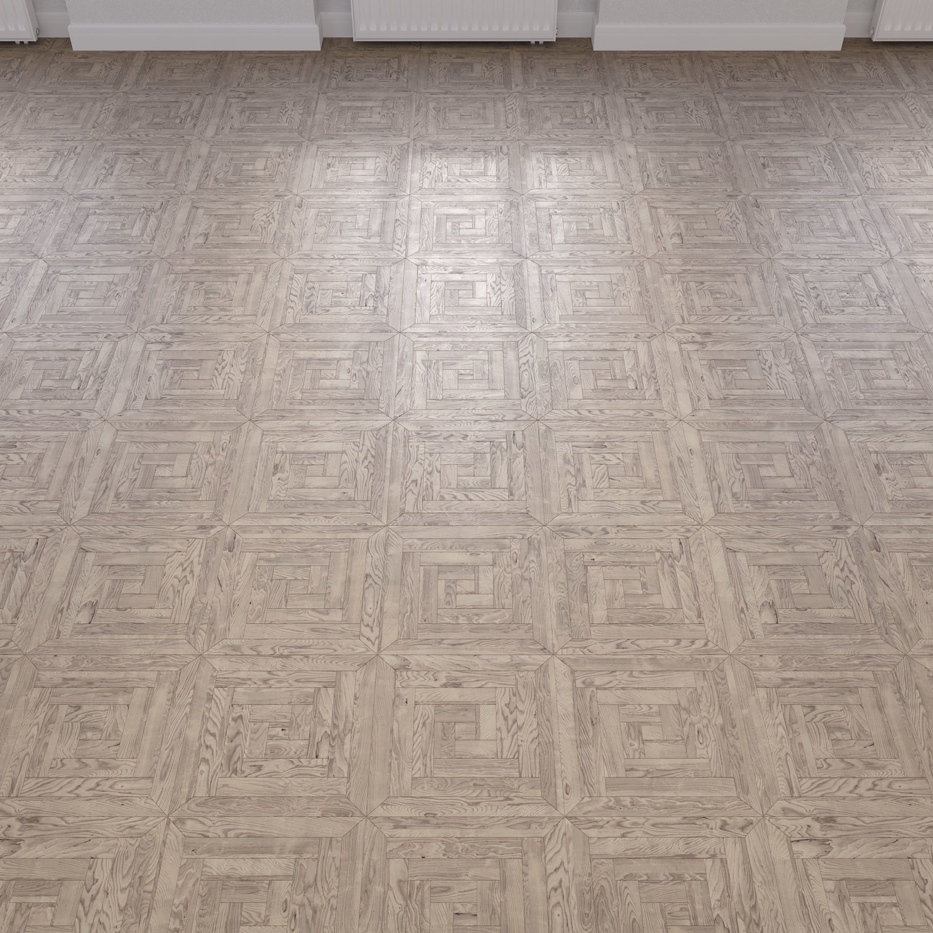 Parquet - Laminate - Wooden floor 2 in 1 Low-poly 3D model_4