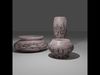 Ancient Pots Low-poly 3D model_1