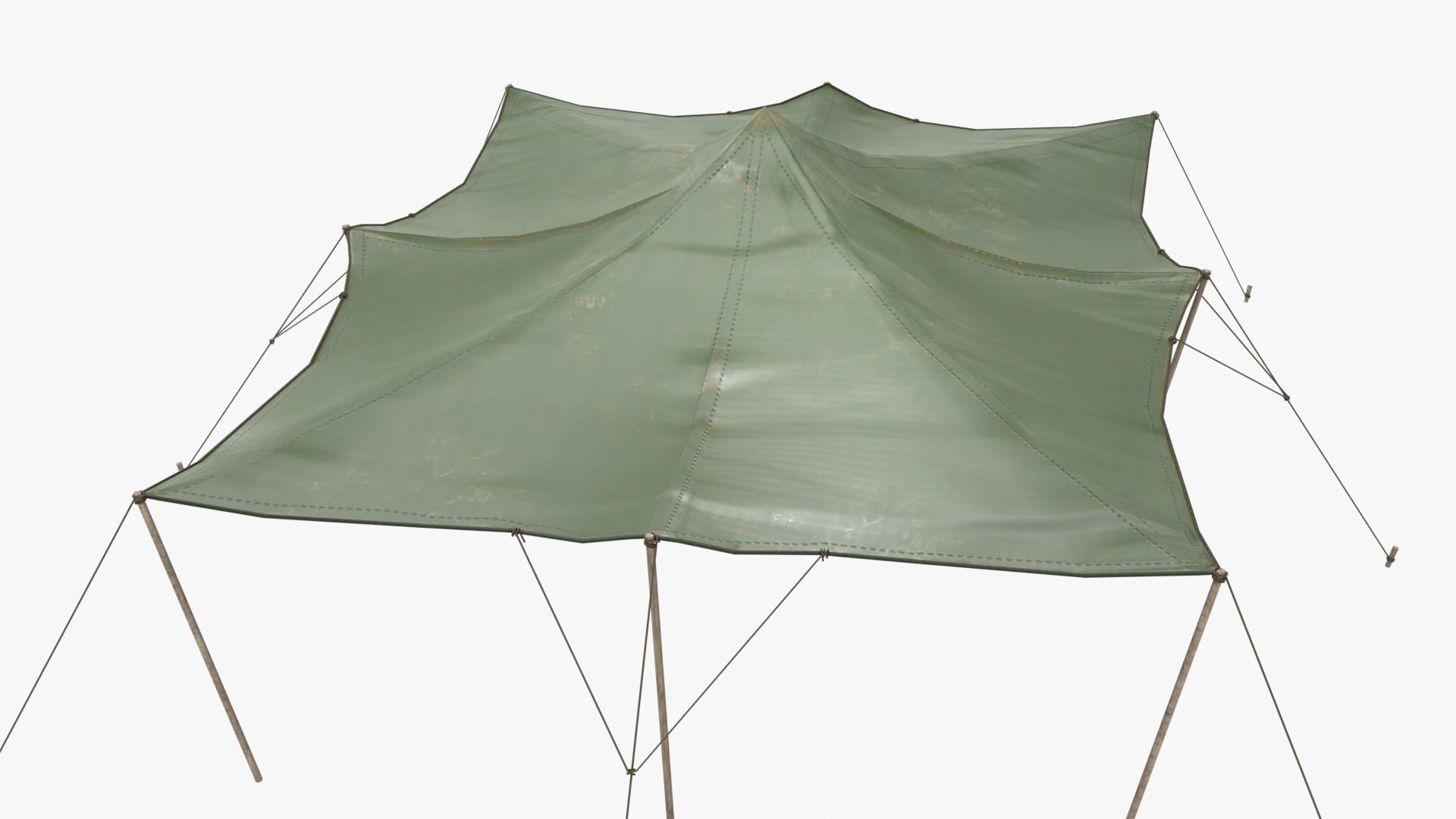 Stretch Tents Low-poly 3D model_2