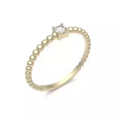 Diamond ball band ring
