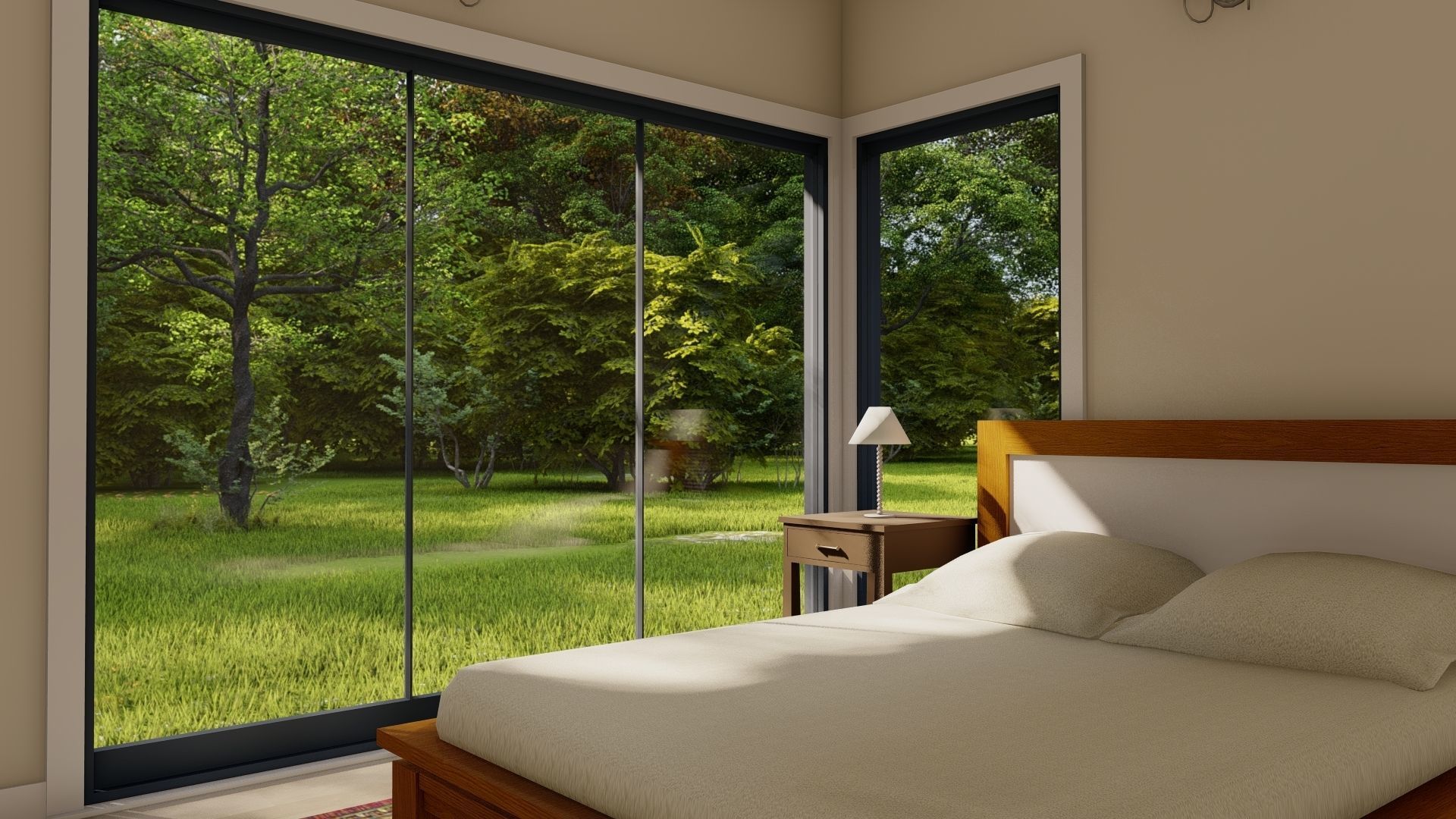 3D Architectural House Low-poly 3D model_4