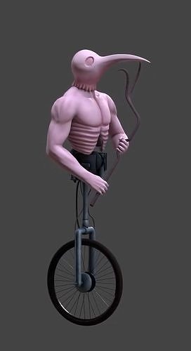 Untitled Cycleman Low-poly 3D model