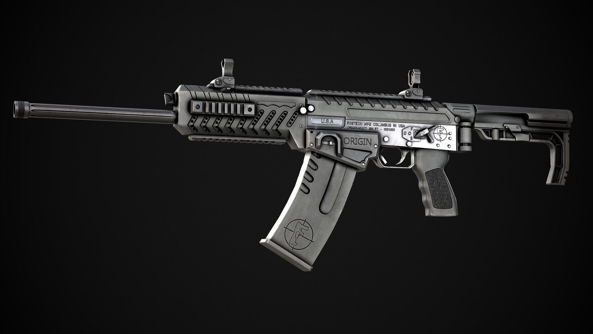 AAA FOSTECH ORIGIN 12 Game Ready PBR Low-poly 3D model_3