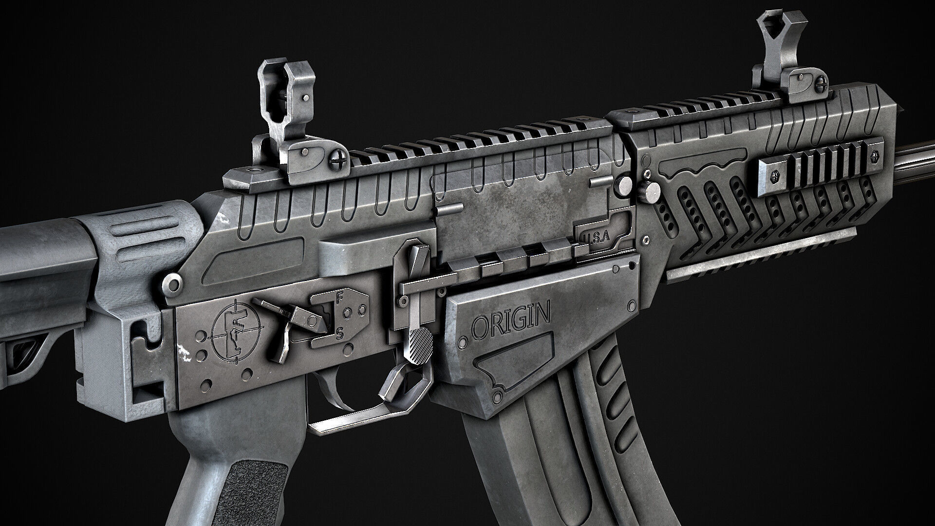 AAA FOSTECH ORIGIN 12 Game Ready PBR Low-poly 3D model_2