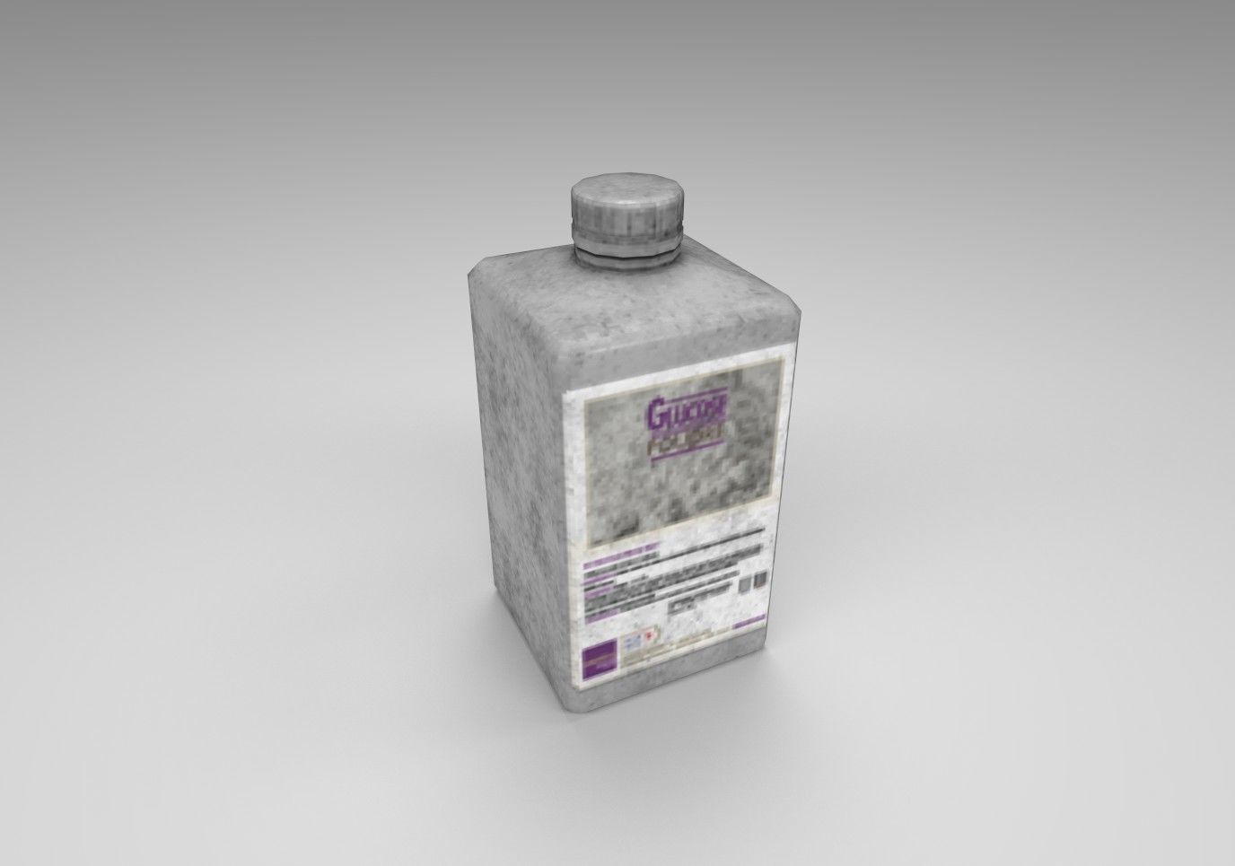 Pill Bottles 2 kinds Free low-poly 3D model_5