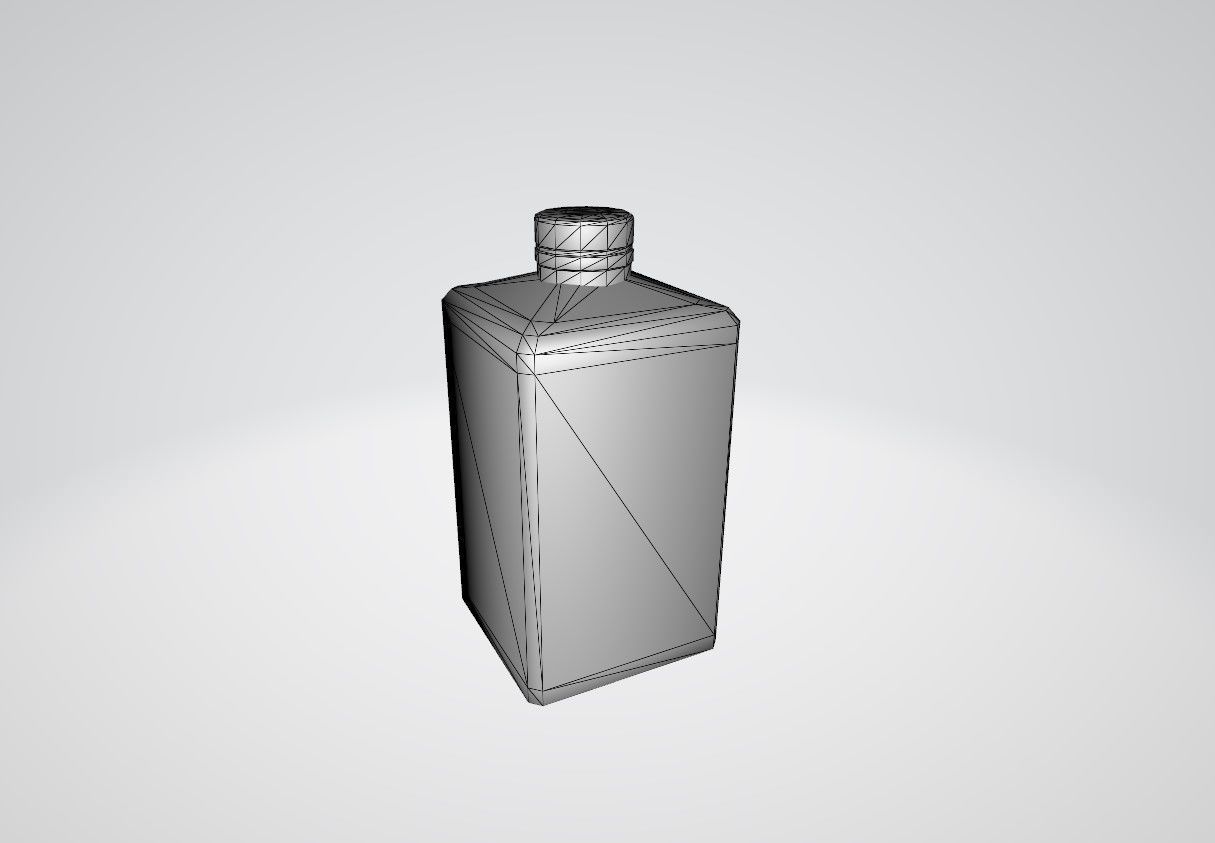 Pill Bottles 2 kinds Free low-poly 3D model_9
