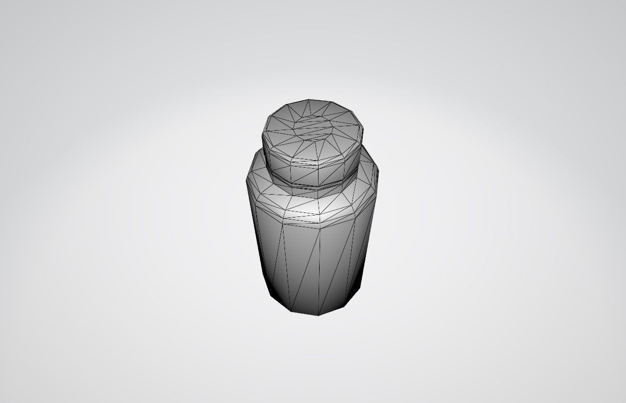 Pill Bottles 2 kinds Free low-poly 3D model_7