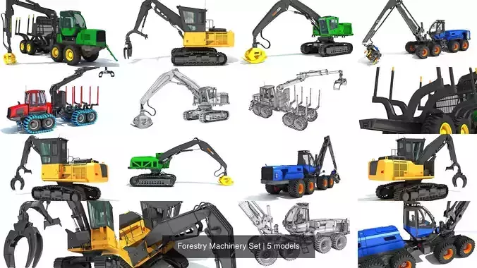 Forestry Machinery Set