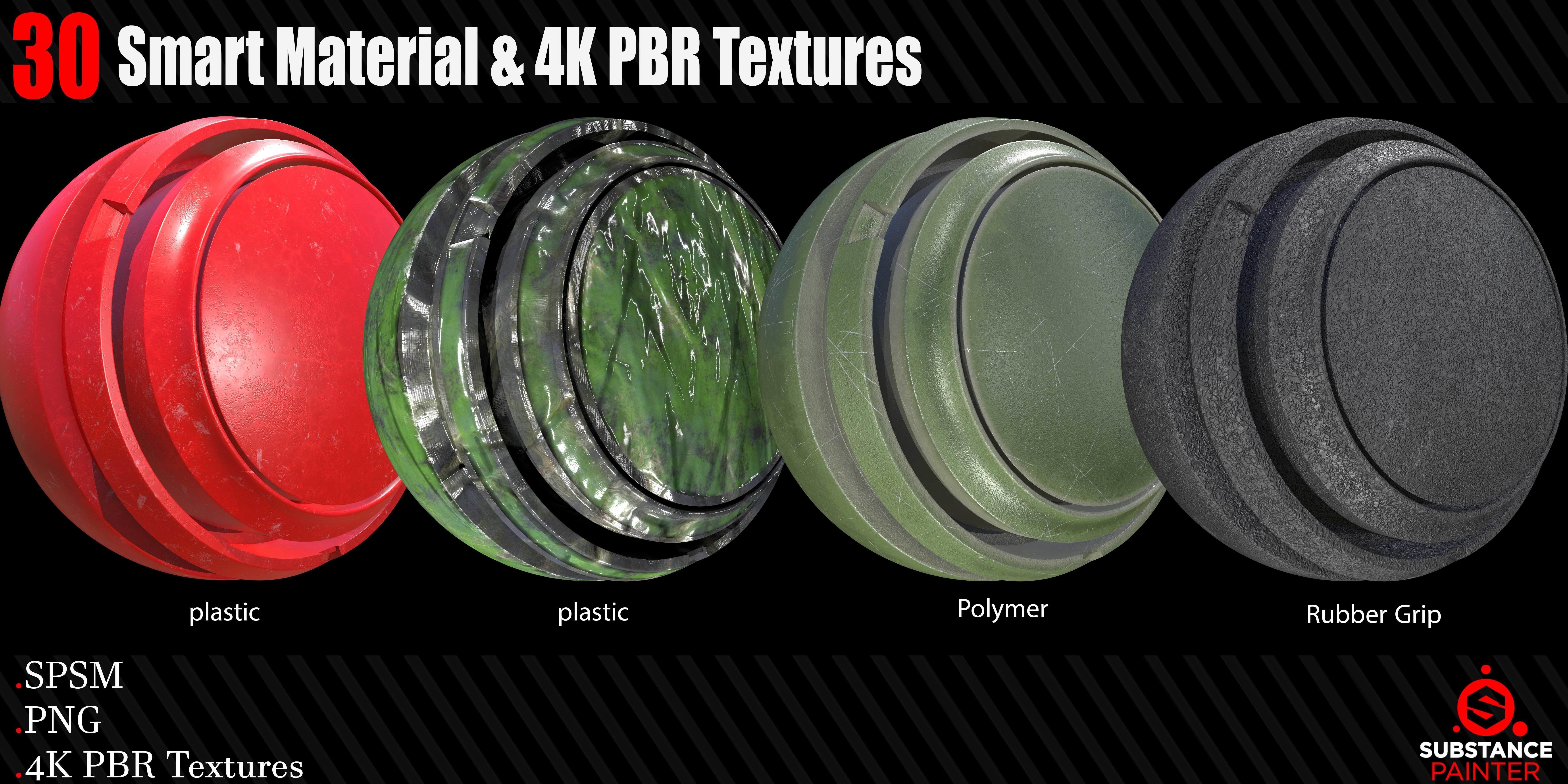 30 High Quality and Procedural Smart Materials 4K PBR Texture0 Texture_6