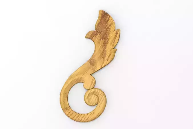 Floral Wood Carving for Furniture - 65