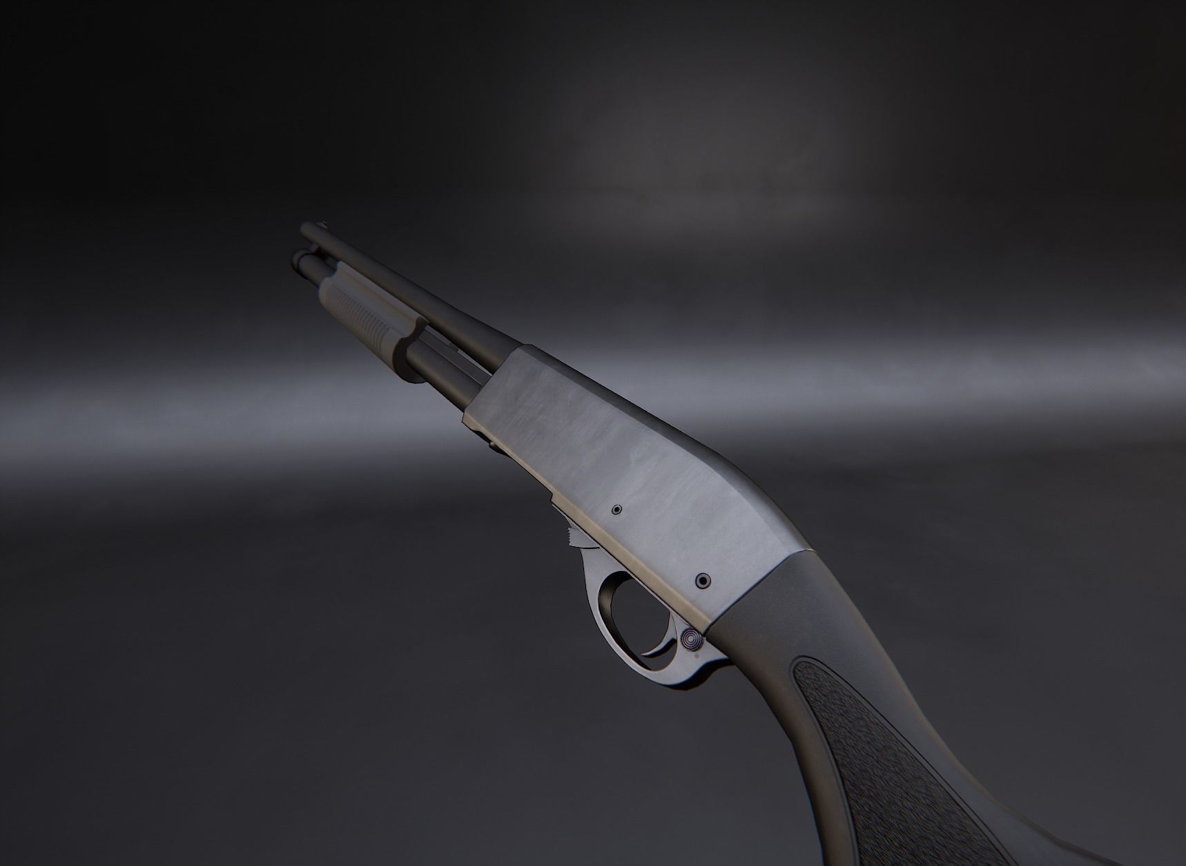 AAA Remington 870 Game Ready PBR Low-poly 3D model_6