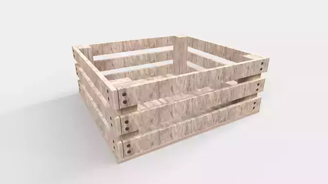 Wooden pallet crate