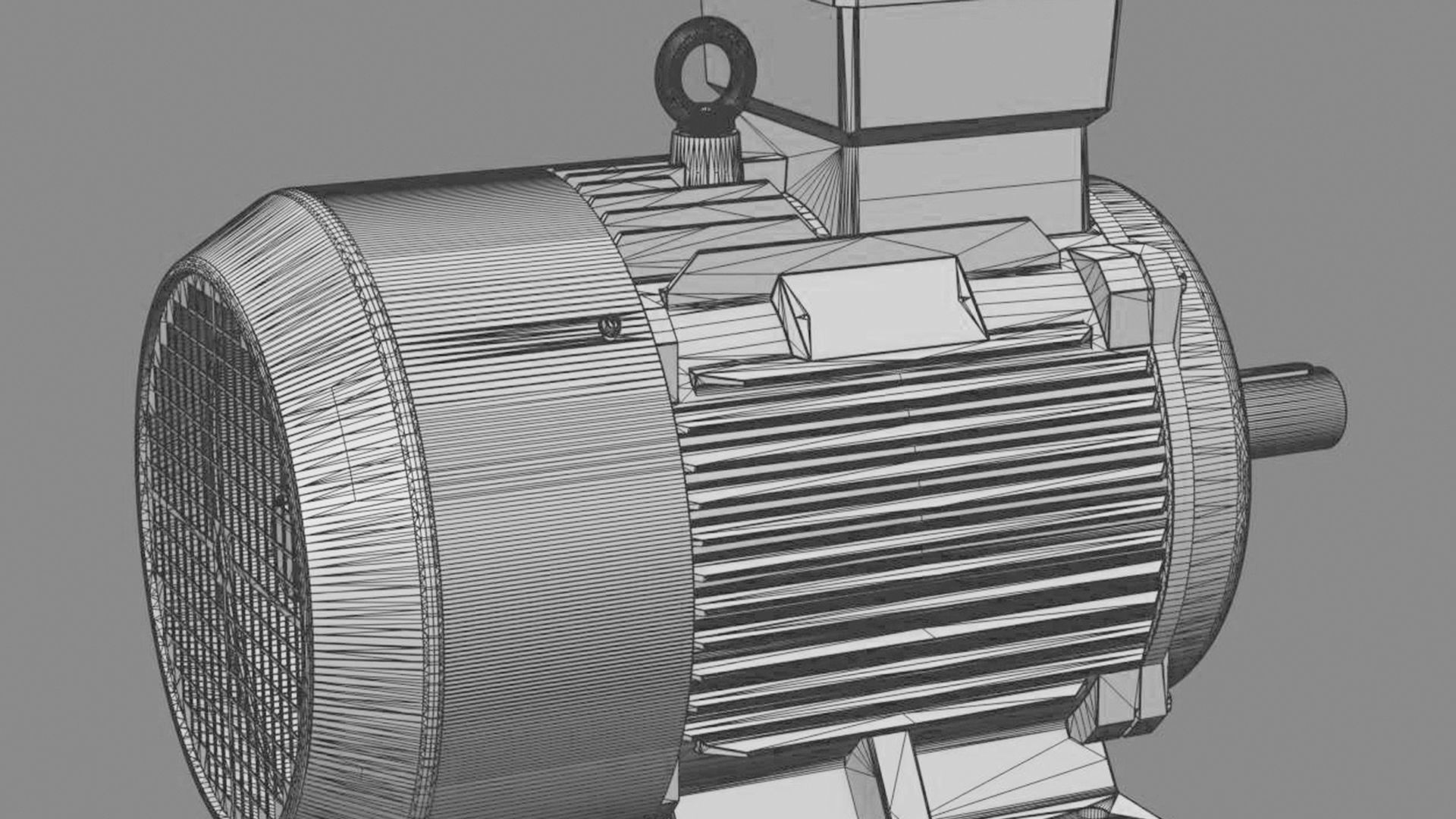 Electric motor 3D model_4