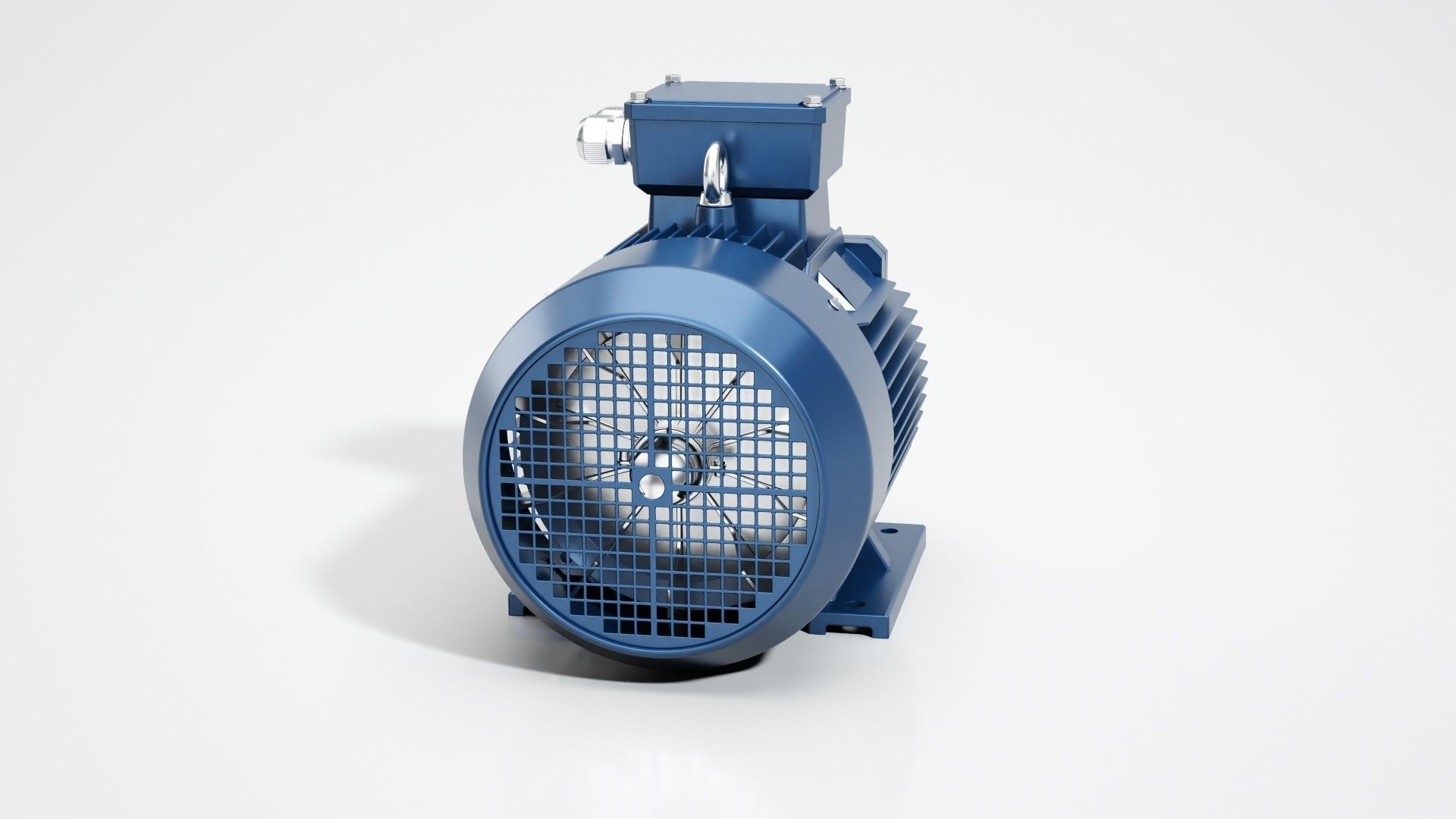Electric motor 3D model_2
