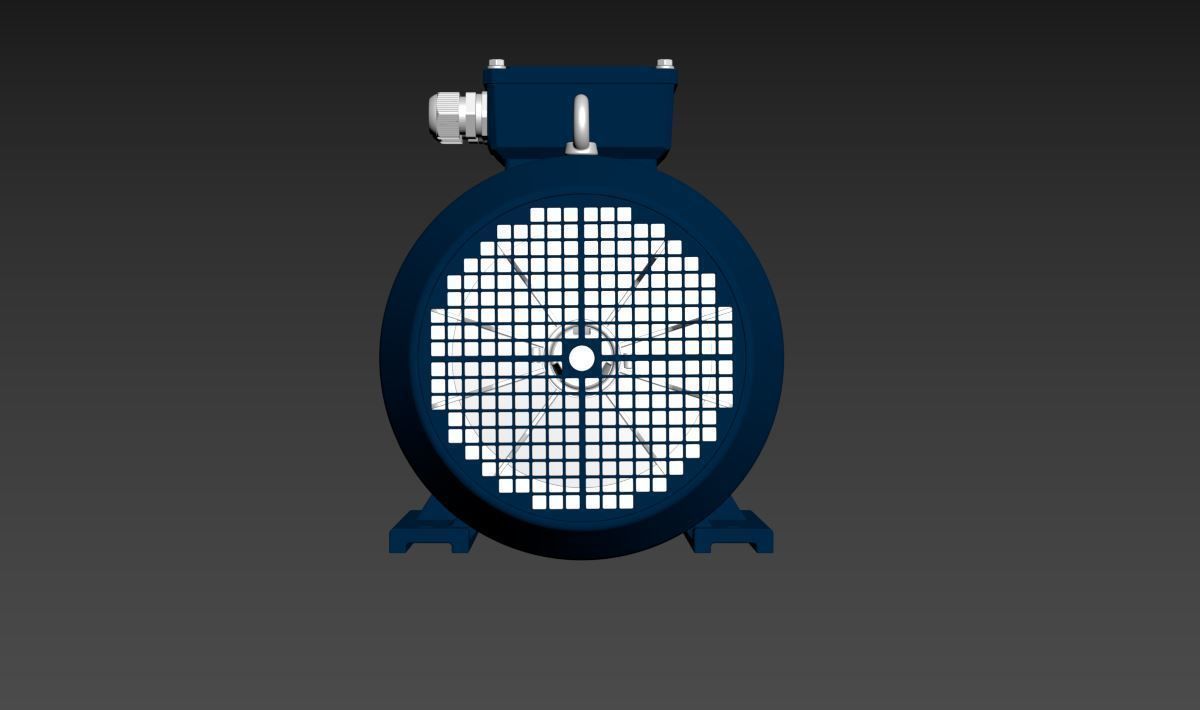 Electric motor 3D model_12