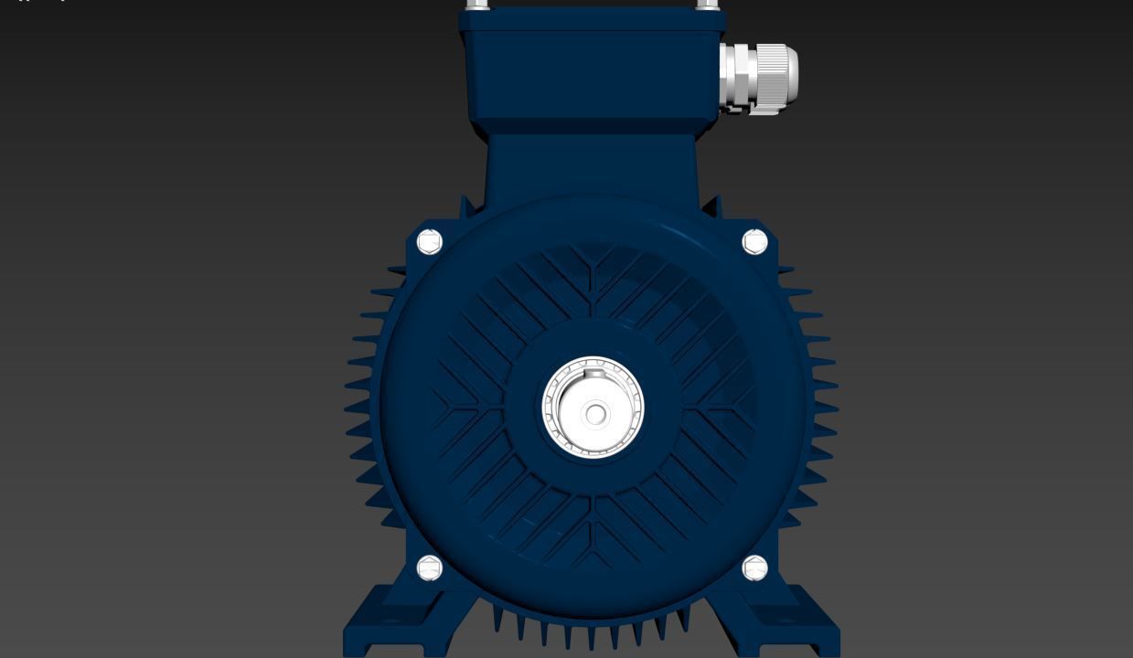 Electric motor 3D model_9