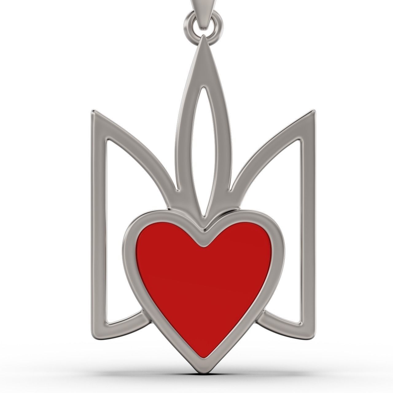 Emblem of beloved Ukraine 3D print model_11