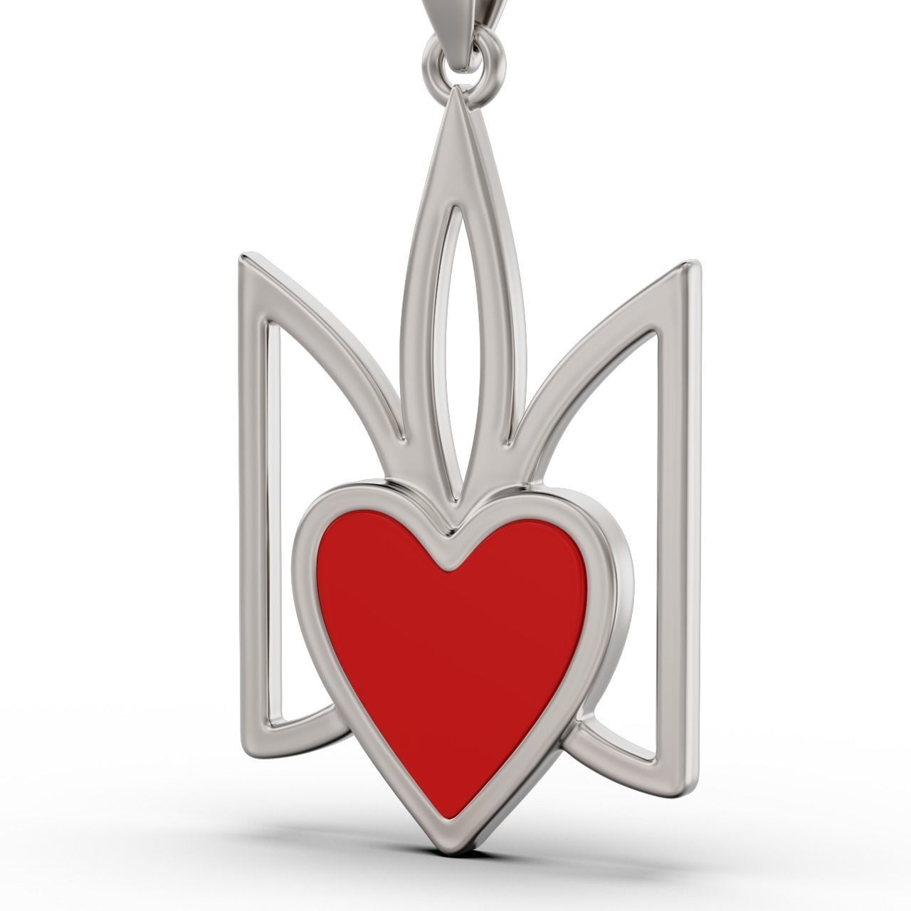 Emblem of beloved Ukraine 3D print model_10