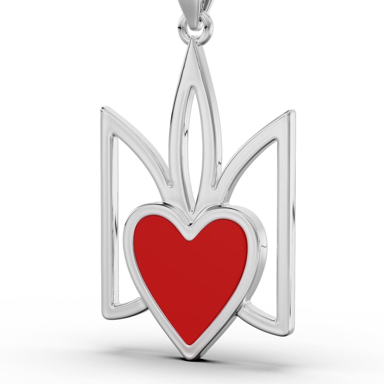 Emblem of beloved Ukraine 3D print model_8