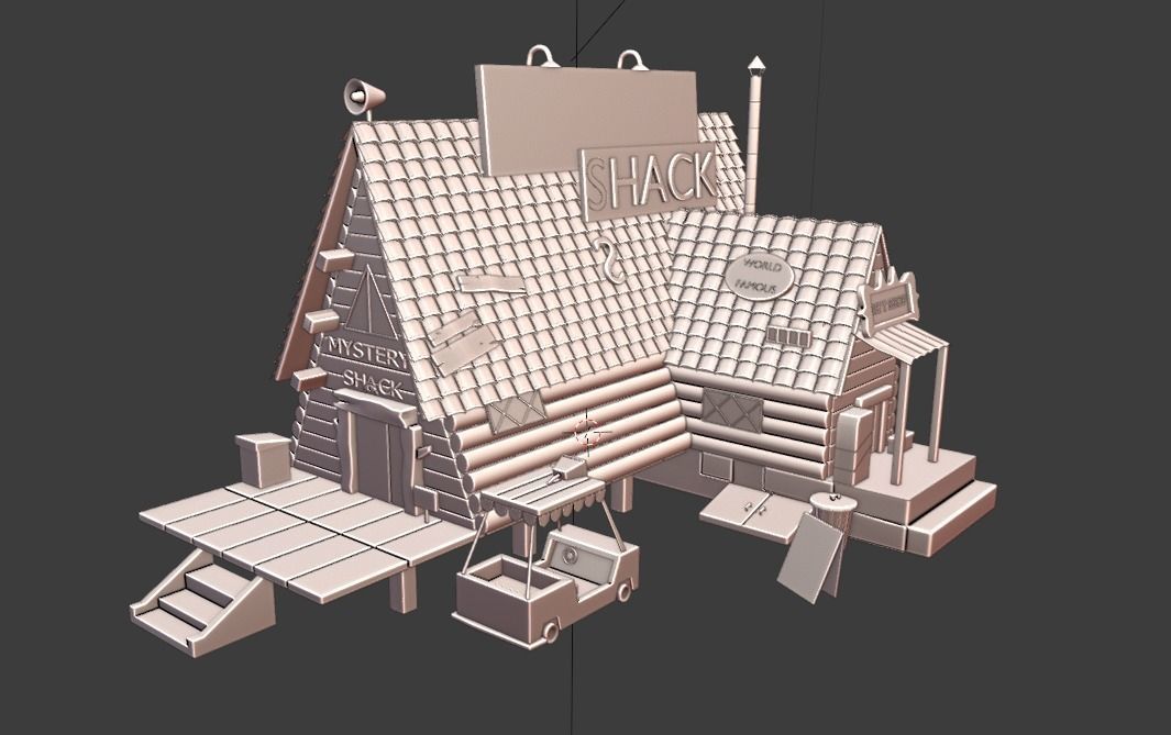 The Mystery Shack  3D model_3