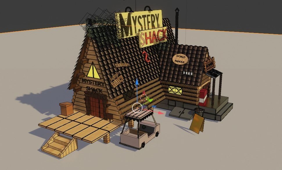 The Mystery Shack  3D model_2