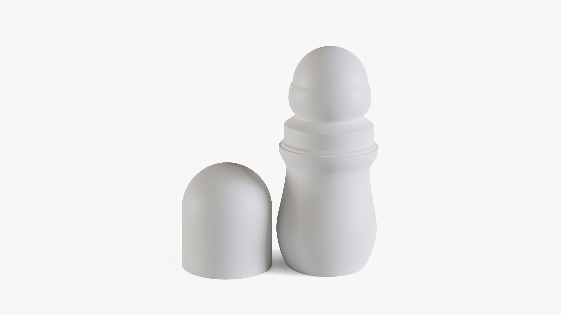 Roll-On Deodorant Low-poly 3D model_8