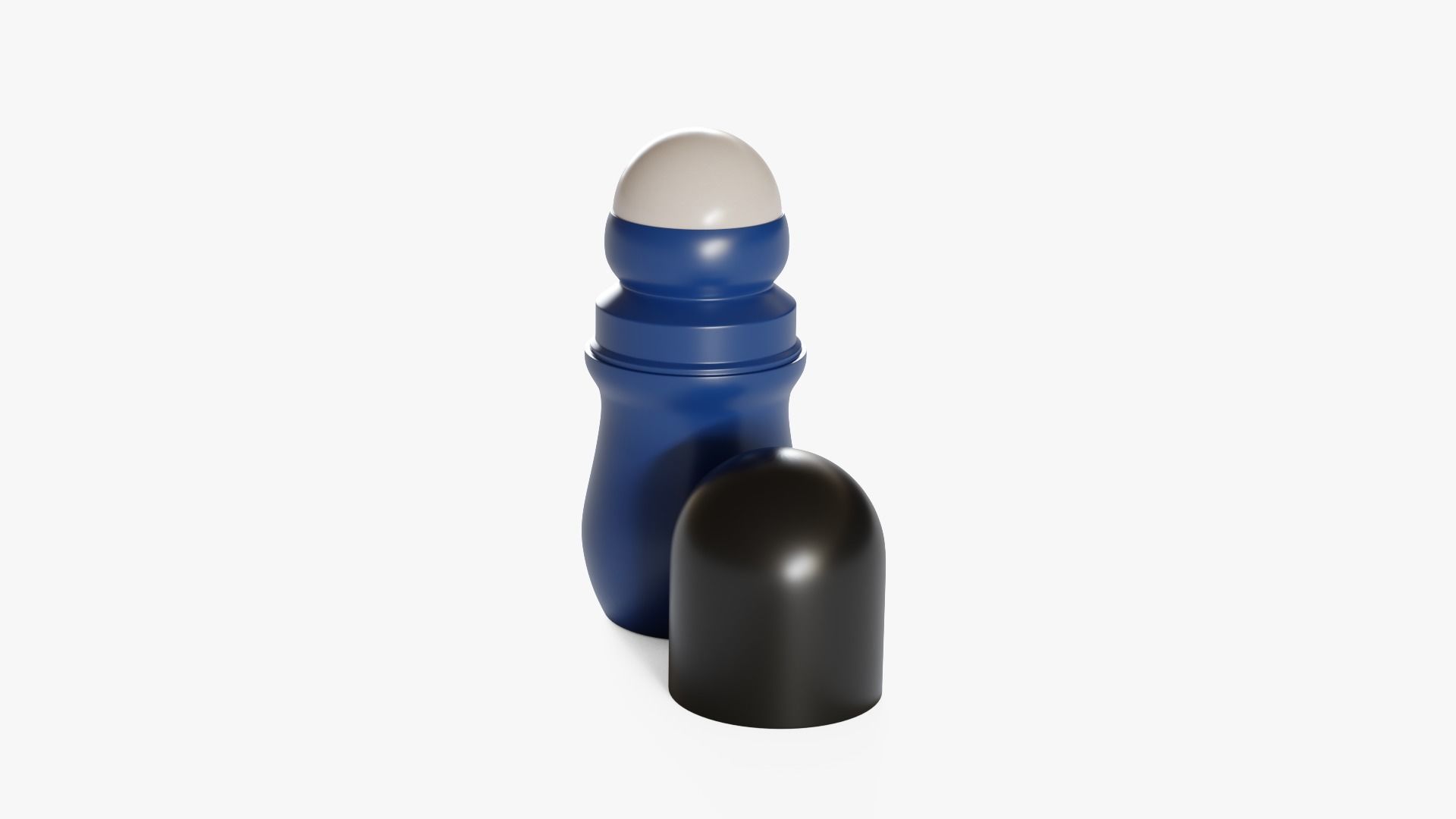 Roll-On Deodorant Low-poly 3D model_2