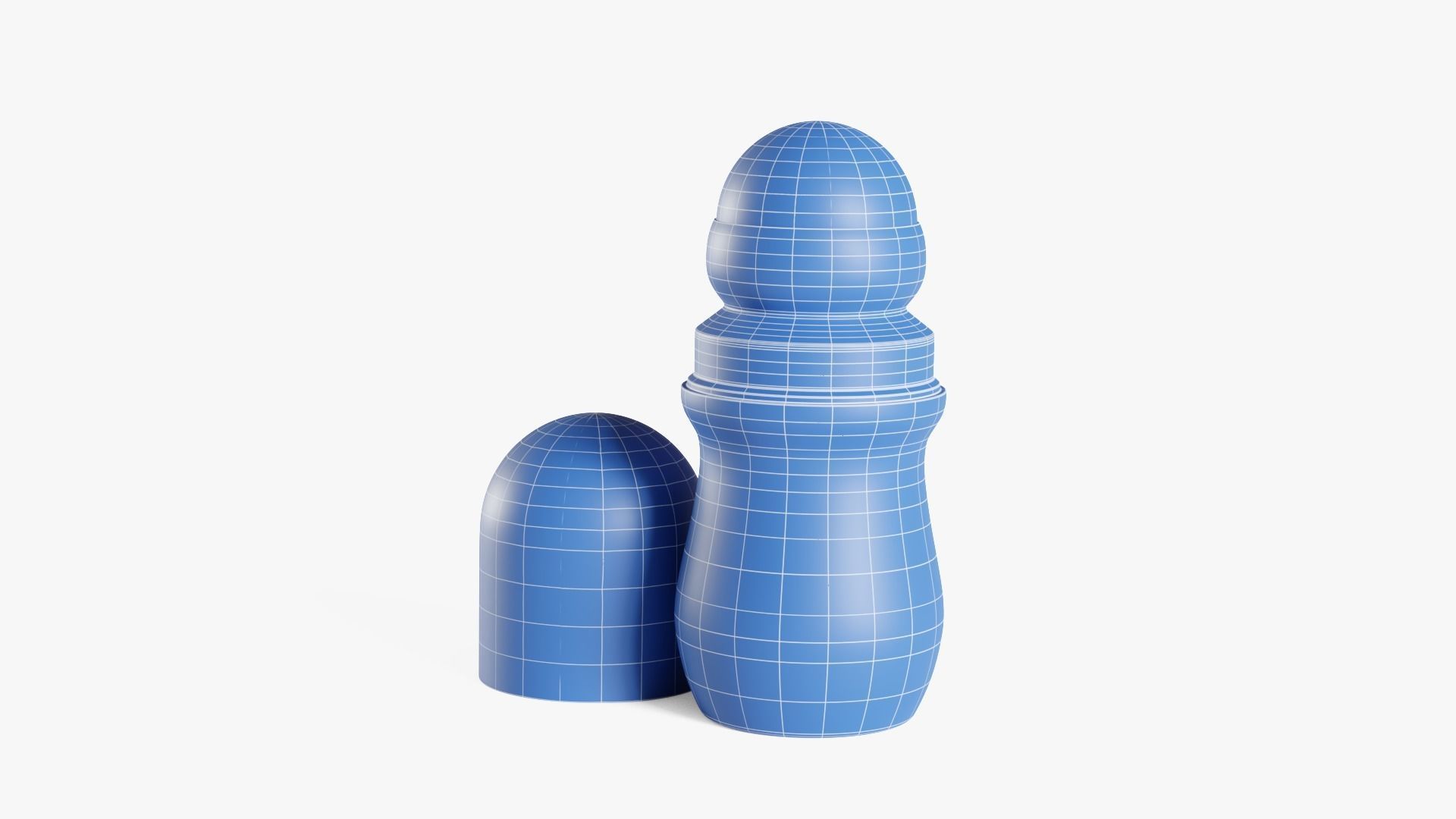 Roll-On Deodorant Low-poly 3D model_19