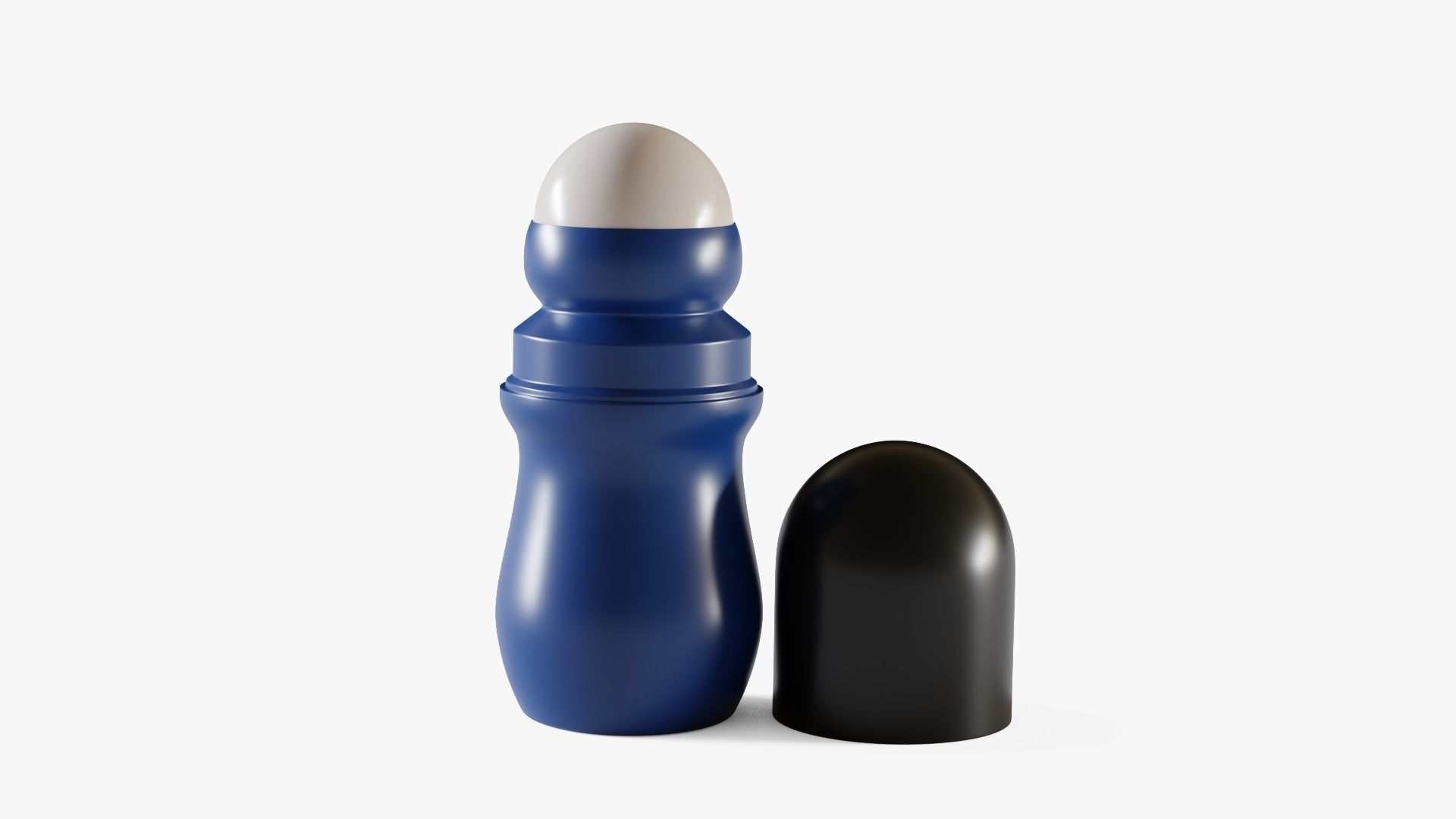 Roll-On Deodorant Low-poly 3D model_4